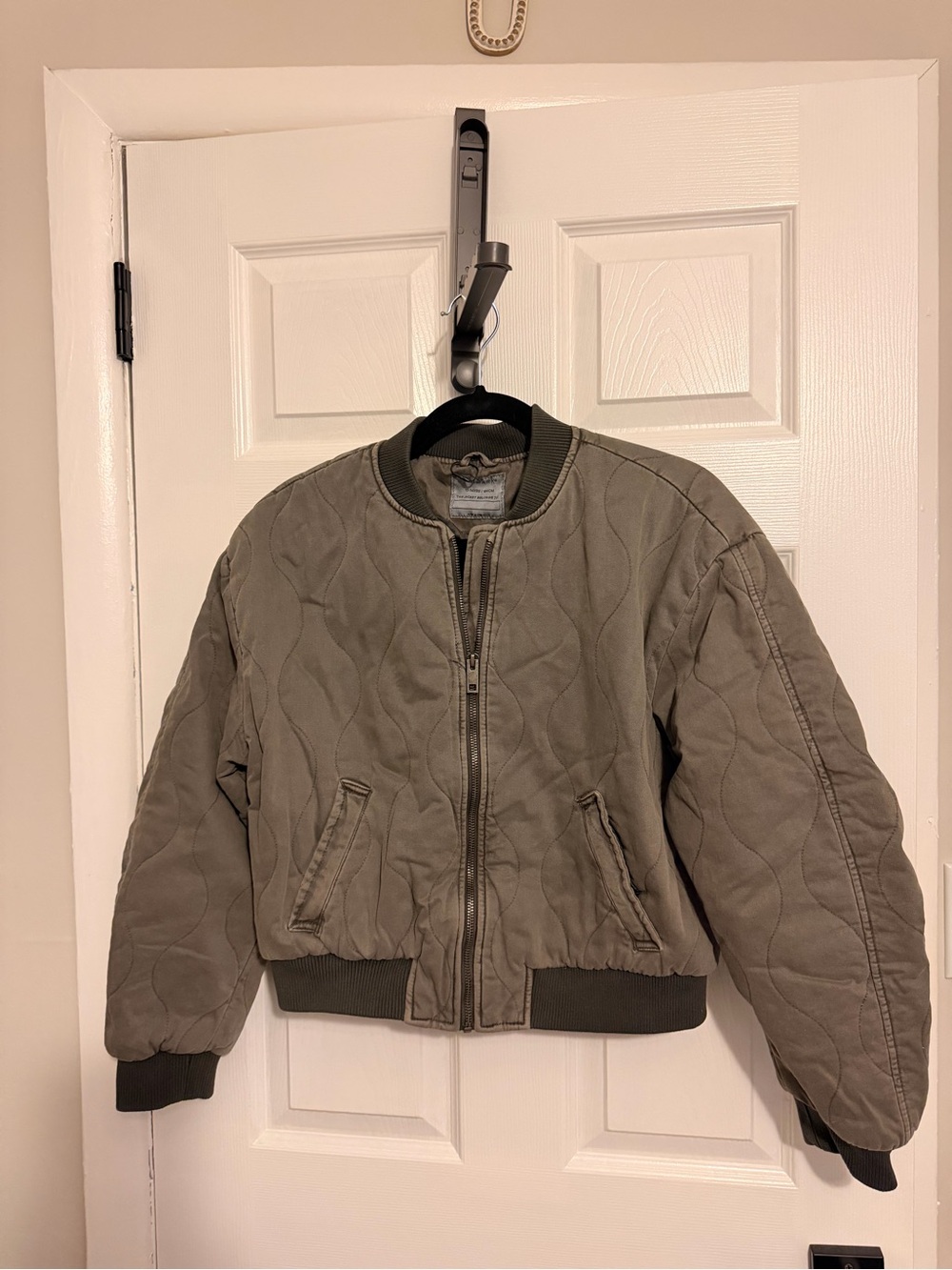 Primark Quilted Puffer Jacket - Olive